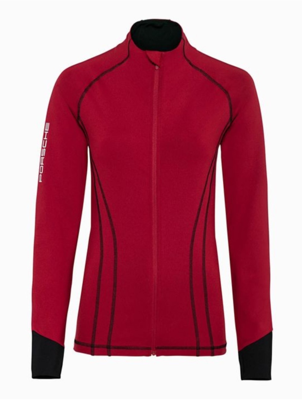 Porsche Women's Red Lightweight Fitness Jacket - Sport